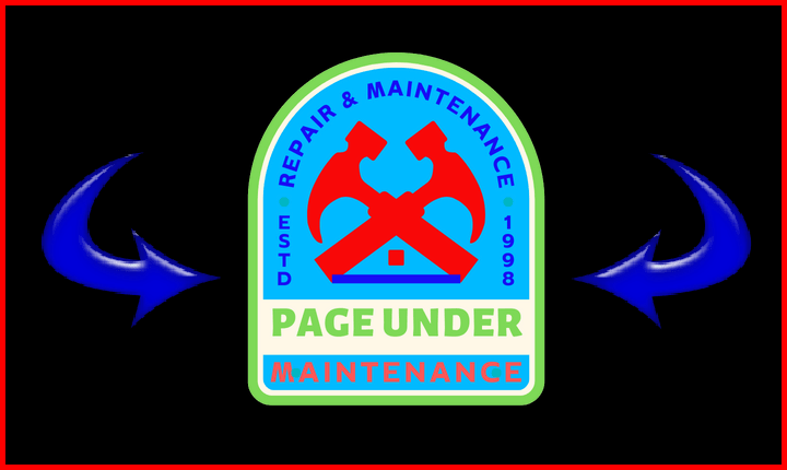My-Pet-Extra Page Under Maintenance Banner Image Black Blue Red