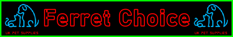 My-Pet-Extra Ferret Choice Page Title Image Banner - Visitor Navigation Information Support Black Blue Red Blue