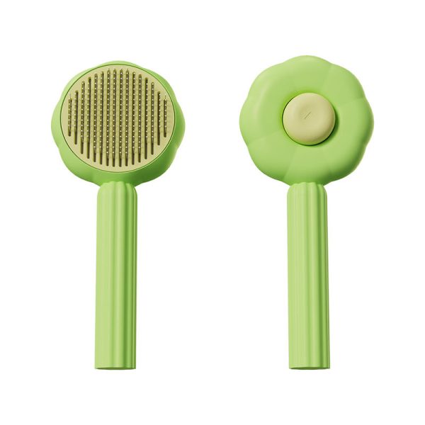 New Sunflower Pet Comb Cat Comb Pet Brush Pet Self-Cleaning Needle Comb Pet Hair Remover Pet Comb - Image 5