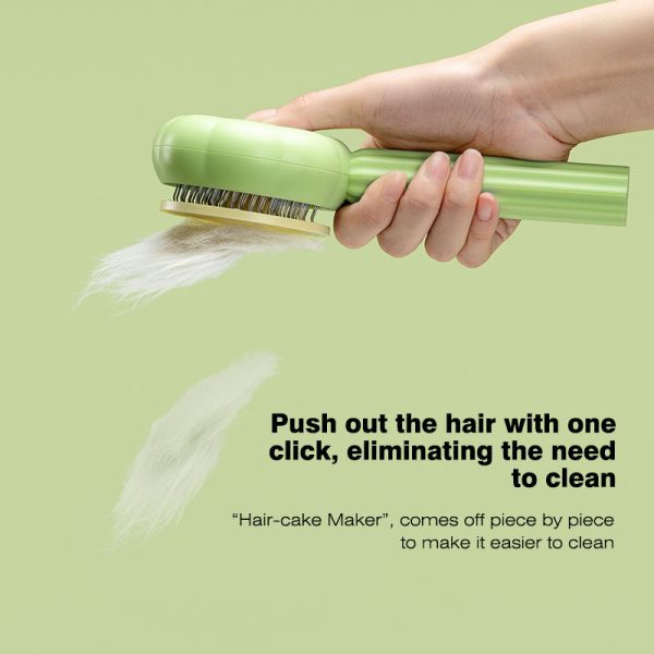 New Sunflower Pet Comb Cat Comb Pet Brush Pet Self-Cleaning Needle Comb Pet Hair Remover Pet Comb - Image 2