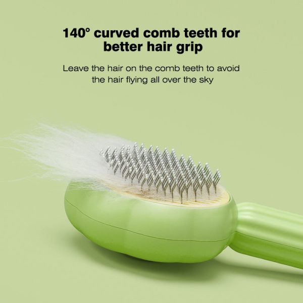 New Sunflower Pet Comb Cat Comb Pet Brush Pet Self-Cleaning Needle Comb Pet Hair Remover Pet Comb - Image 3